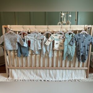 Adorable Baby Boy Matching Sets in Blue and Gray in Assorted Brands 0-3 months